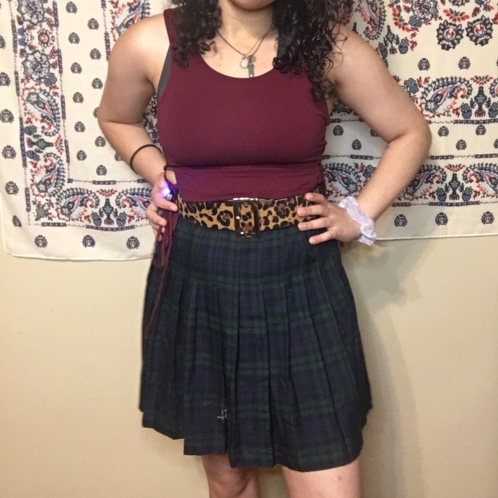 cute plaid school girl skirt 👌🍓👌